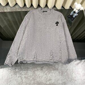 🔥🔥Chrome hearts gray sweater